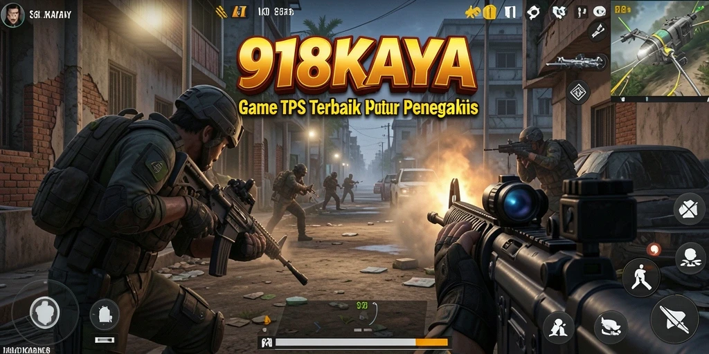 Screenshot menunjukkan aksi mendebarkan di game TPS 918KAYA.
