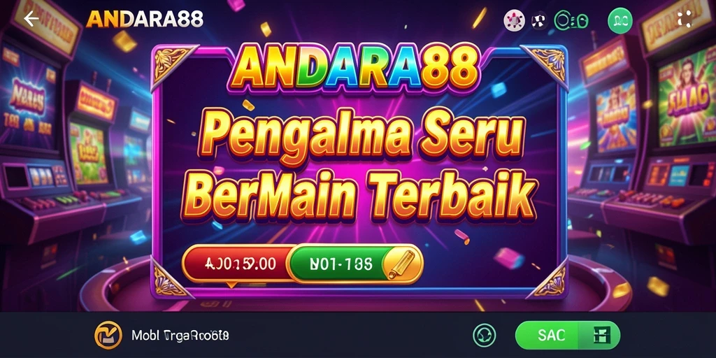 Tampilan screenshot ANDARA88 menunjukkan gameplay seru dalam permainan Slot.