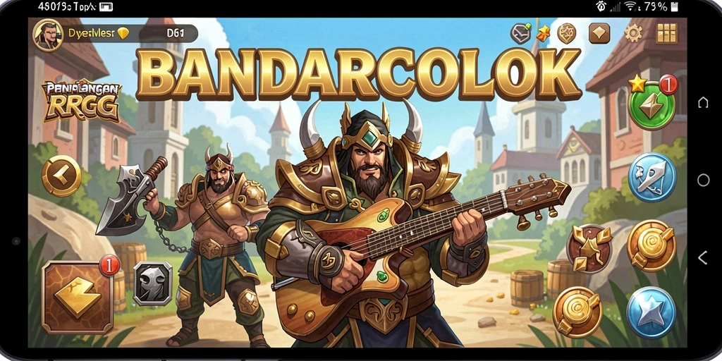 Tampilan gameplay RPG yang menarik dalam BANDARCOLOK.