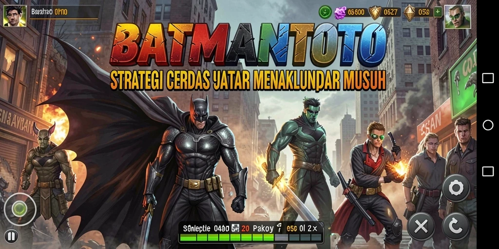 Tampak aksi intens dalam permainan strategi yang seru.