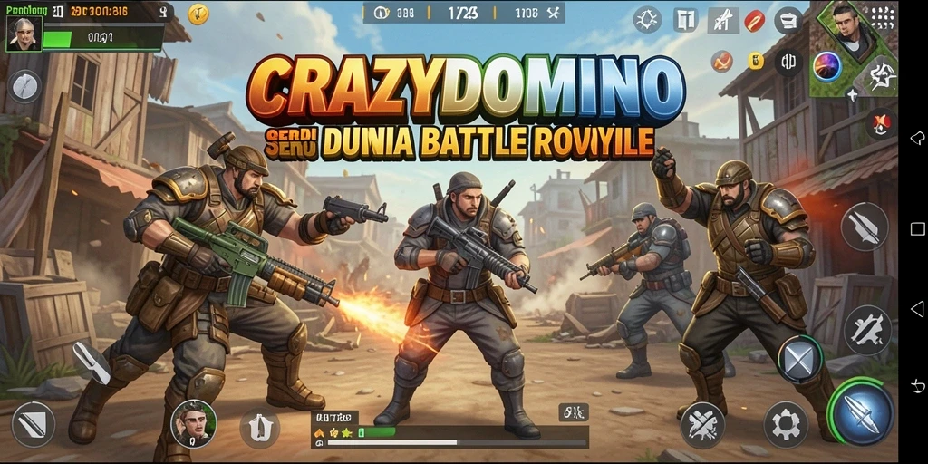 Gameplay seru dalam pertarungan Battle Royale yang memukau.