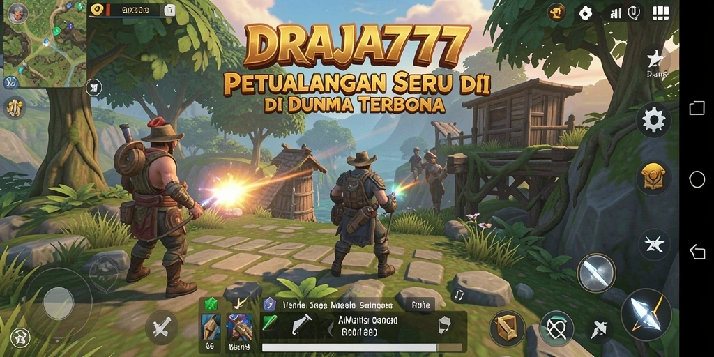 Tampilan gameplay DRAJA777 yang memukau di dunia terbuka.
