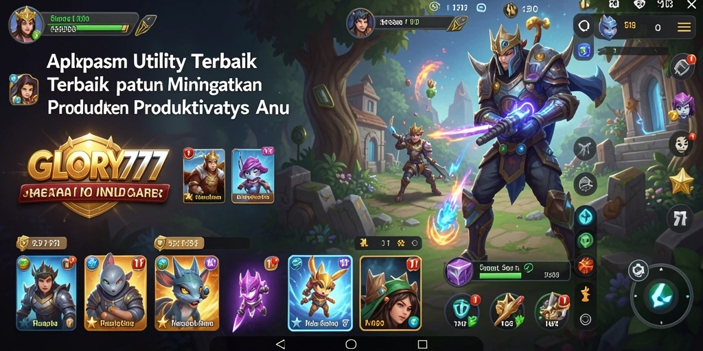 Tampilan antarmuka GLORY777 yang intuitif dan penggunaannya yang mudah.