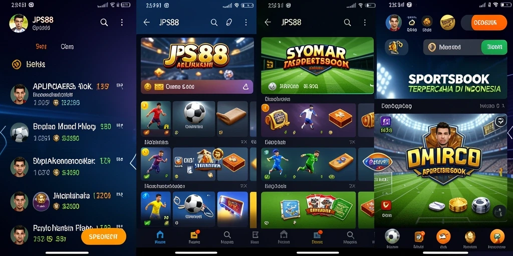 Tampilan gameplay menarik aplikasi sportsbook JPS88.