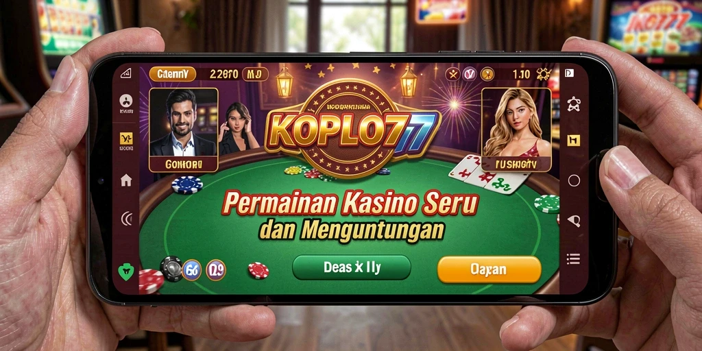 Screenshot gameplay KOPLO77 menunjukkan keseruan dan interaksi pemain.