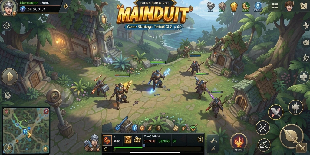 Tampilan gameplay <strong>MAINDUIT</strong> yang memukau dalam strategi membangun kerajaan.