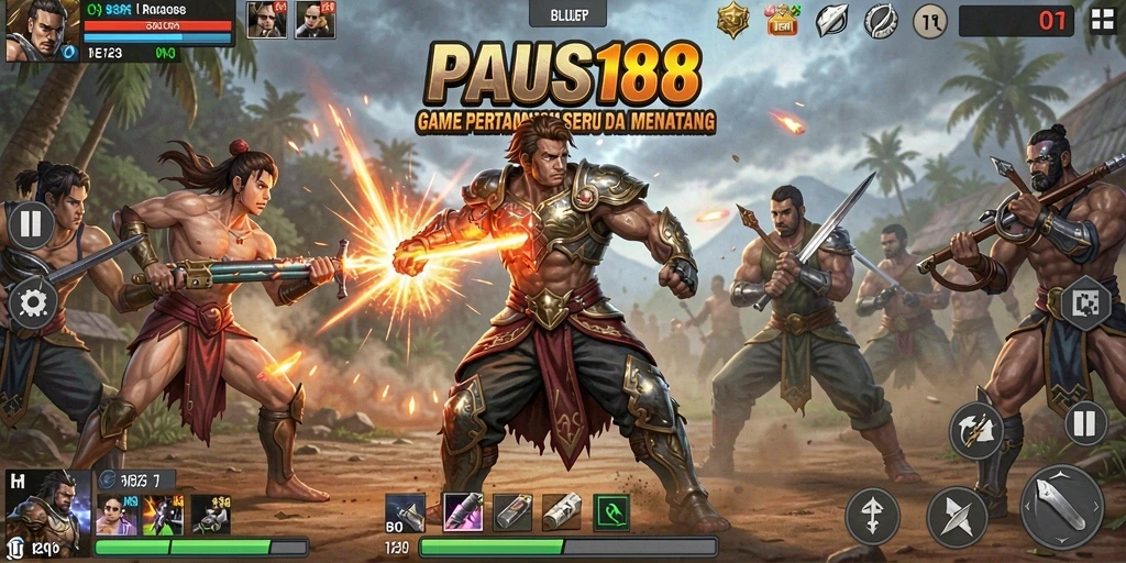 Tampilan gameplay seru dari PAUS188 dengan pertarungan yang mendebarkan.