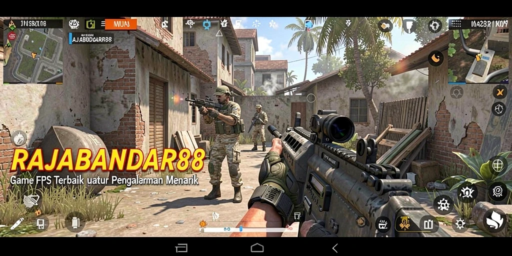 Tampilan dinamis dalam gameplay RAJABANDAR88 yang menegangkan.