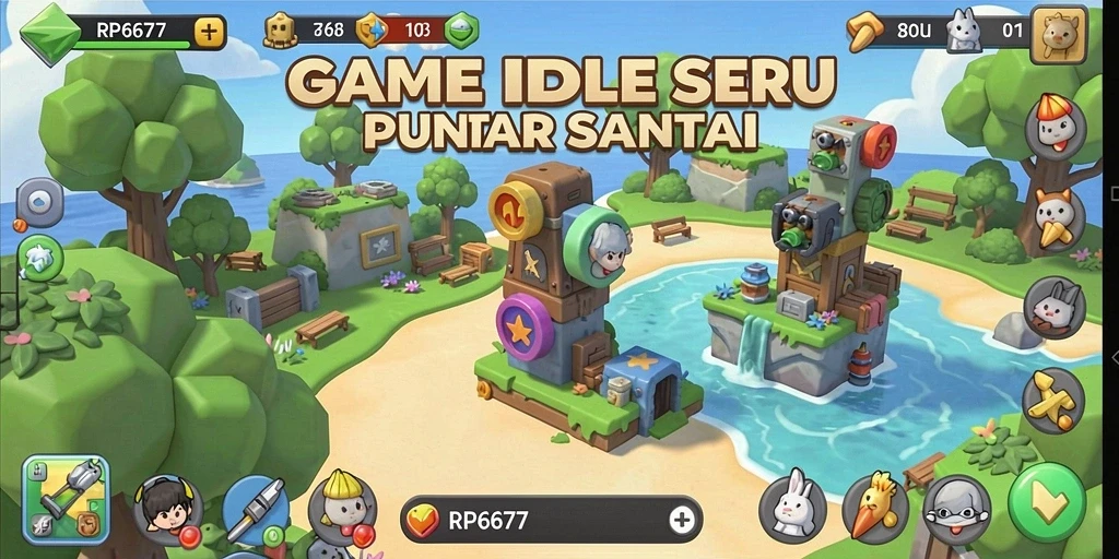 Screenshot gameplay RP6677 yang menampilkan aksi Idle yang seru.
