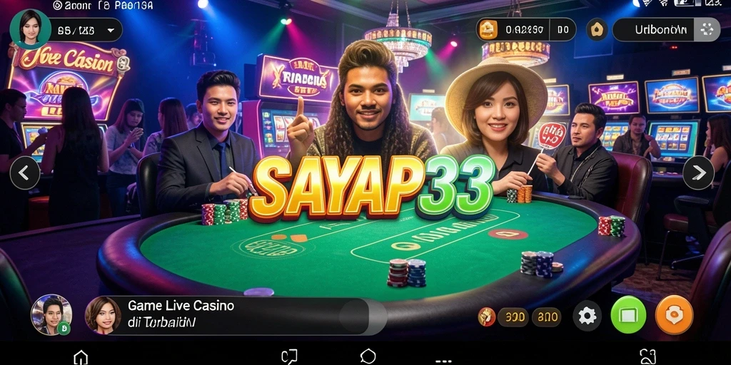 Gameplay Live Casino yang mendebarkan di SAYAP33