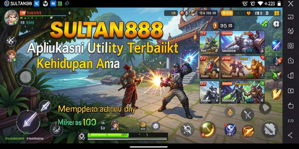Tampilan aplikasi SULTAN88 yang intuitif dan mudah diakses.