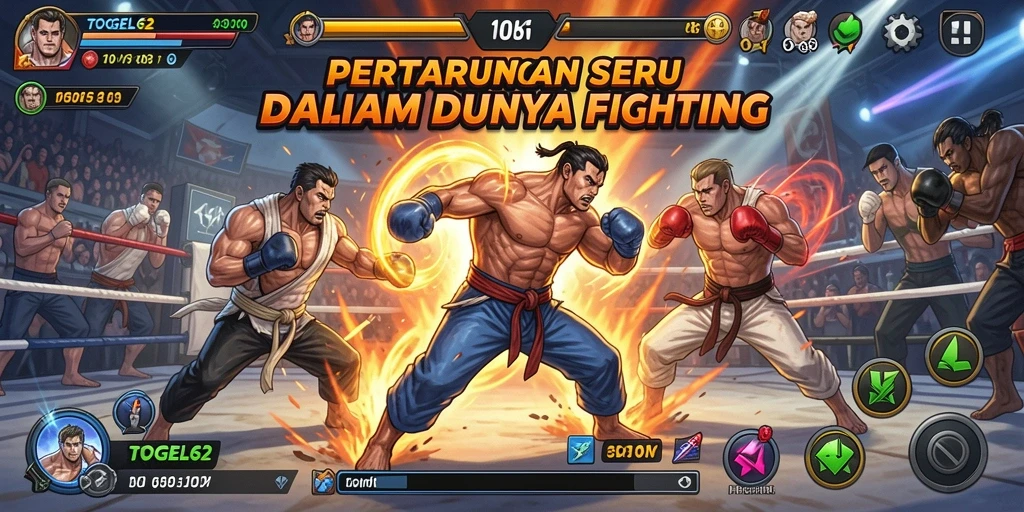 Tampilan gameplay yang intens dan menarik di TOGEL62.