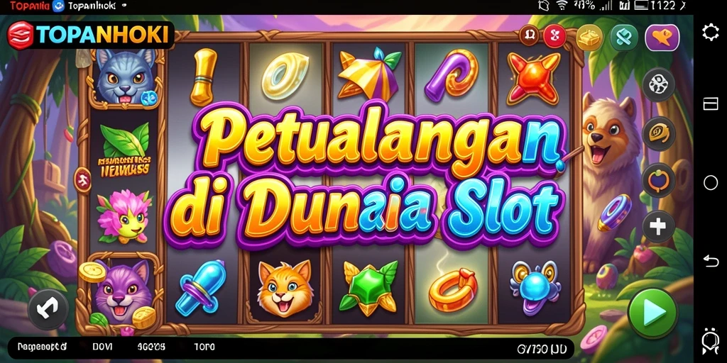 Tampilan menarik dari gameplay slot TOPANHOKI.