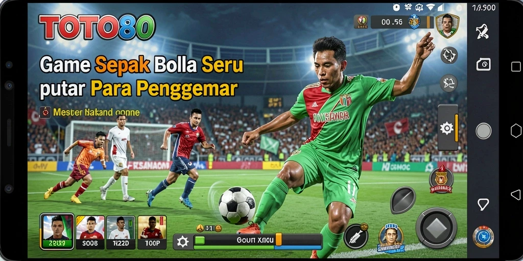 Pengalaman permainan sepak bola yang mendebarkan dan realistis.