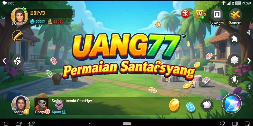 Tampilan gameplay UANG77 yang menarik dan seru.