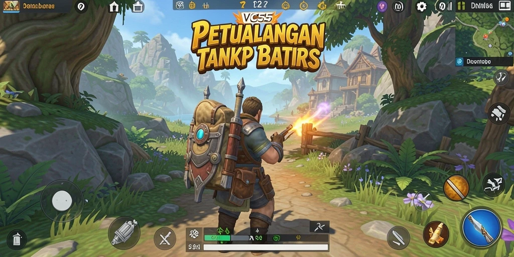 Gameplay mendebarkan di dunia terbuka VC55 yang luas.