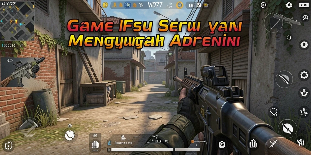 Screenshot gameplay VIO77 menampilkan aksi tembak-menembak yang seru.