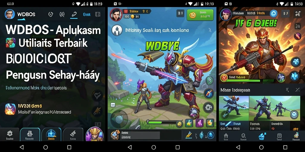 Tampilan antarmuka WDBOS yang sederhana dan efisien.