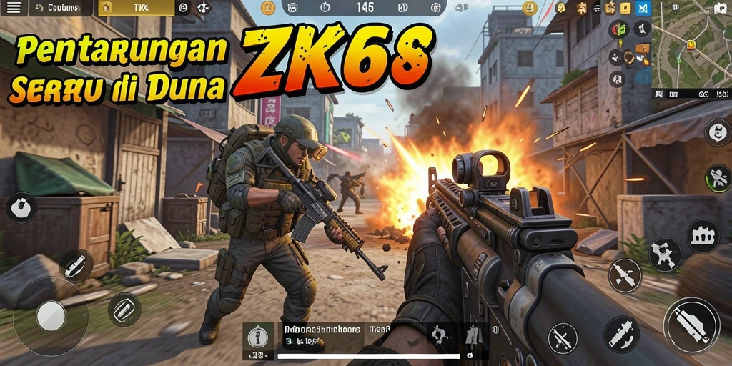 Tangkapan layar menampilkan aksi mendebarkan dalam ZK6 dengan grafik yang menakjubkan.
